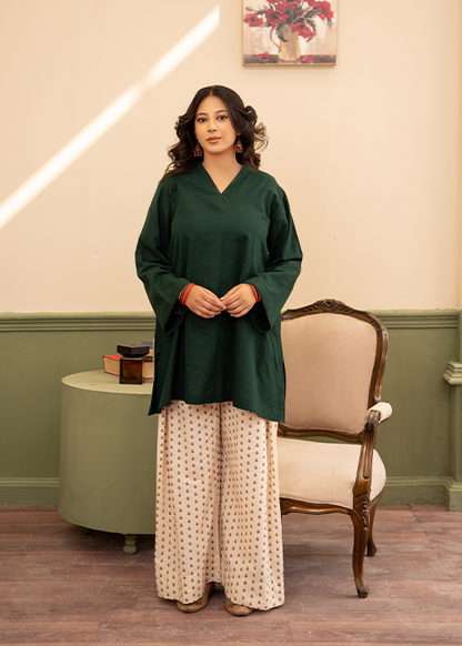 Bahaar casual pret farshi shalwar by Uzman Yasen